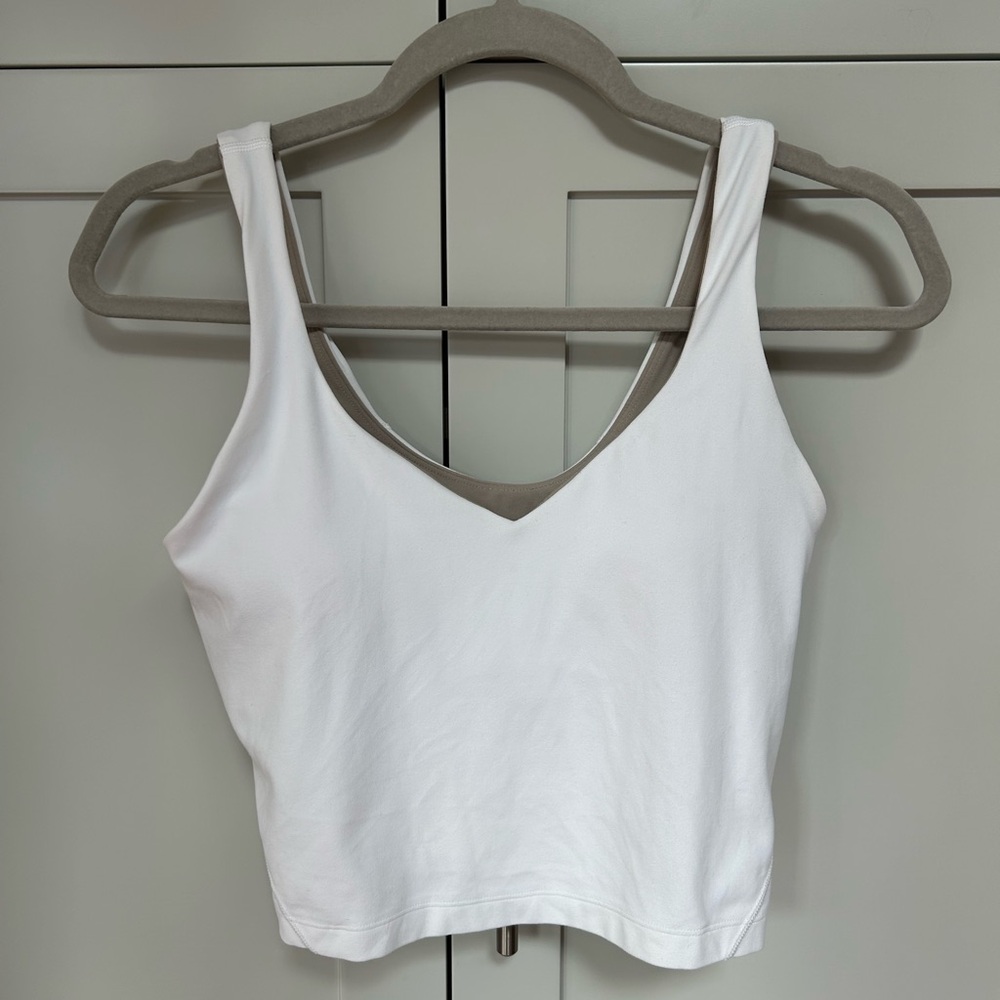 White Size 8 lululemon Align™ Tank Top A/B Cup